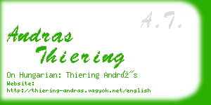 andras thiering business card